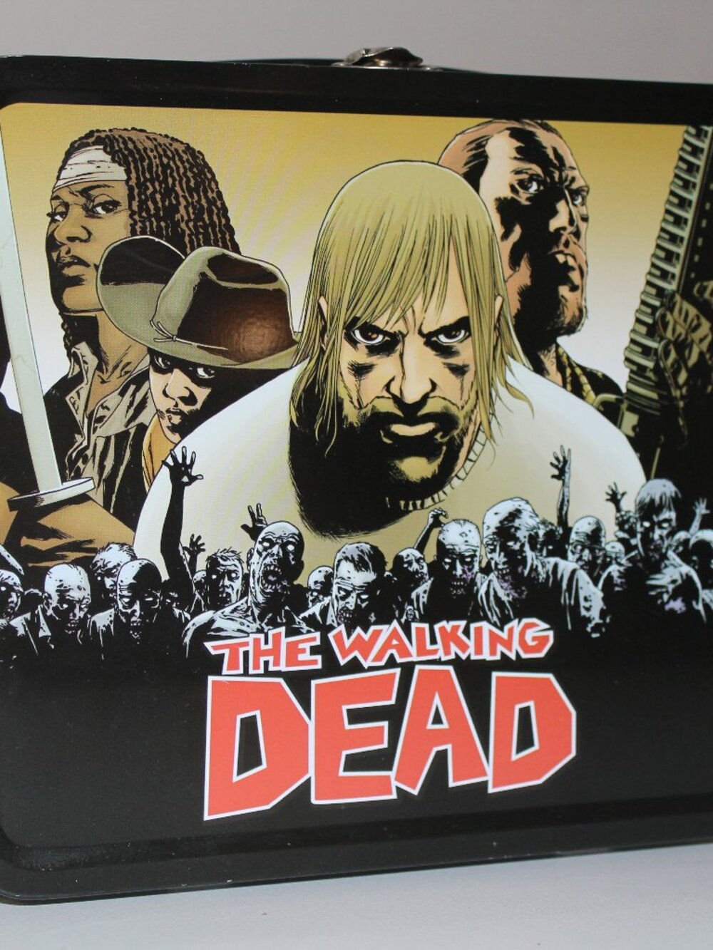 2011 The Walking Dead Tin Metal Lunch Box Robert Kirkman Comic Book Edition